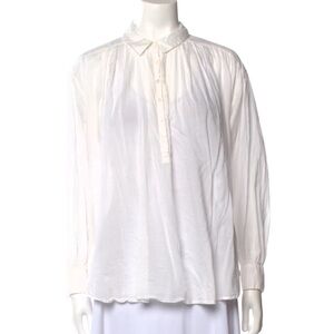 Nili Lotan - white long sleeve blouse 🤍